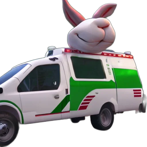 car, animal, 3d render, concept art transparent PNG cut-out