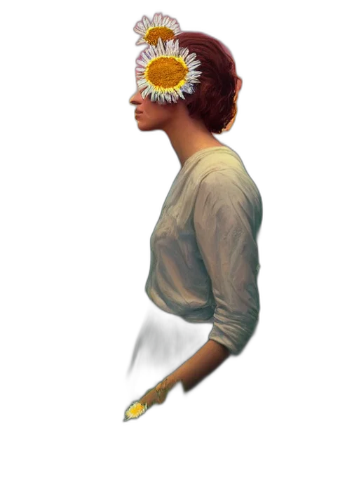 staff, mask, crown, flower transparent PNG cut-out