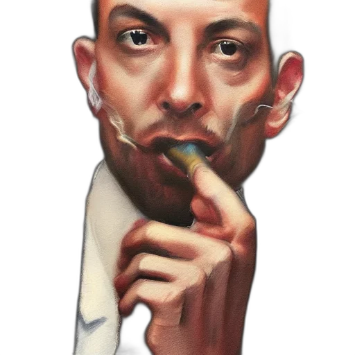 face, staff, mask, concept art transparent PNG cut-out