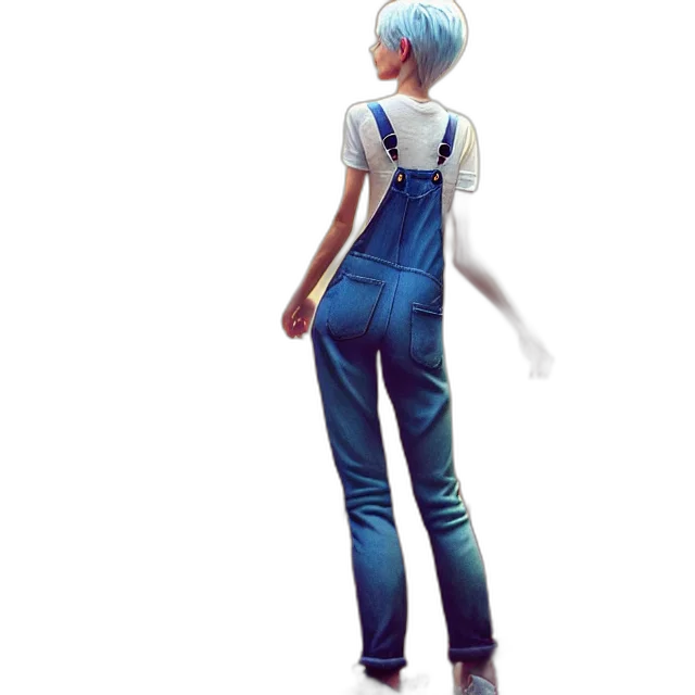 dress, robot, jacket, staff transparent PNG cut-out