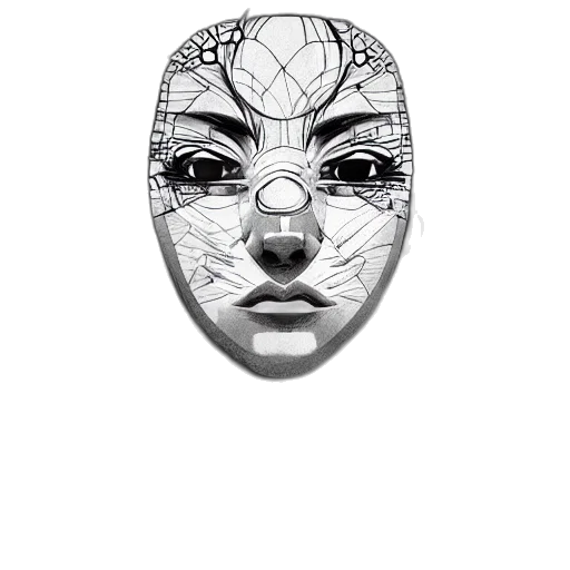 mask, face, jewelry, crown transparent PNG cut-out