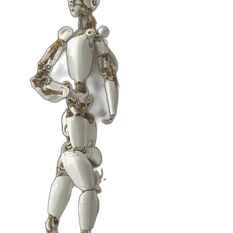 robot, jewelry, staff, dress transparent PNG cut-out