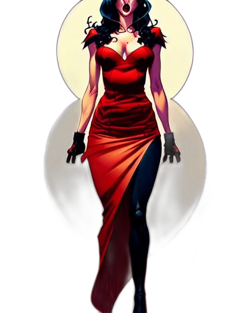 dress, concept art, fantasy art, comic book art transparent PNG cut-out