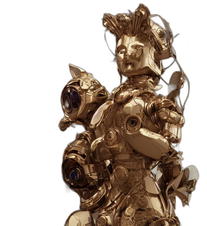 robot, jewelry, crown, mask transparent PNG cut-out