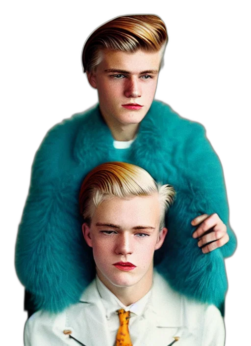 jacket, face, hair, creature transparent PNG cut-out