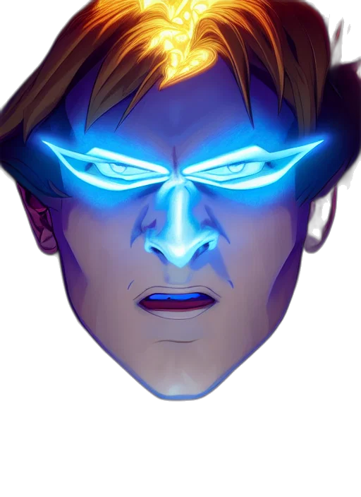 face, mask, staff, robot transparent PNG cut-out