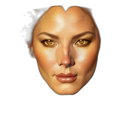face, mask, crown, jewelry transparent PNG cut-out