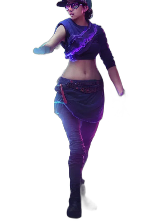 jacket, staff, weapon, dress transparent PNG cut-out