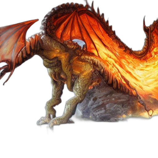 dragon, creature, animal, concept art transparent PNG cut-out