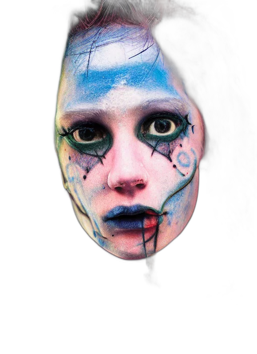 mask, face, jewelry, creature transparent PNG cut-out