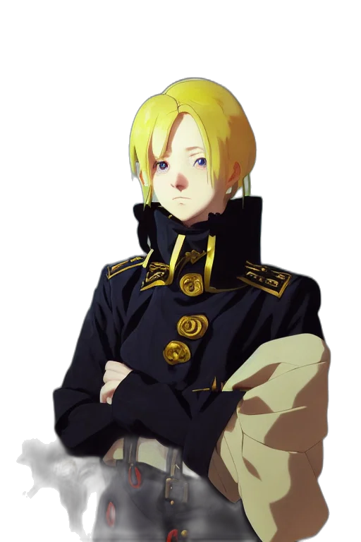 staff, crown, jacket, face transparent PNG cut-out