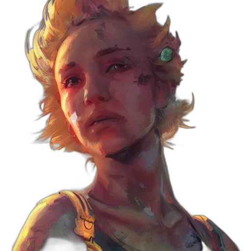 face, robot, staff, crown transparent PNG cut-out
