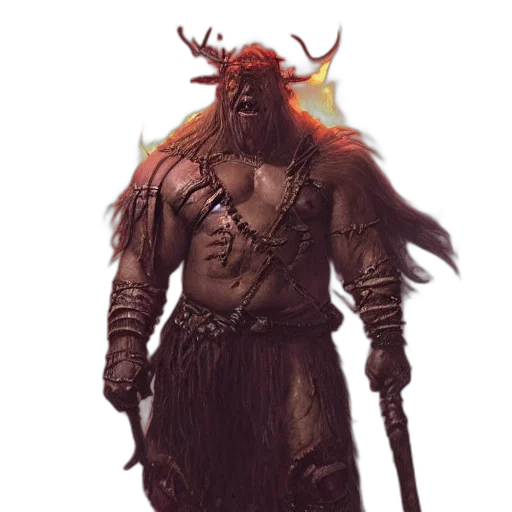 staff, creature, concept art, fantasy art transparent PNG cut-out