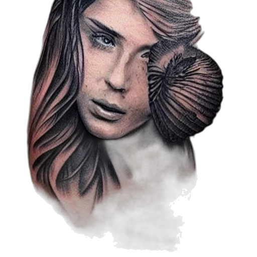 hair, mask, face, creature transparent PNG cut-out