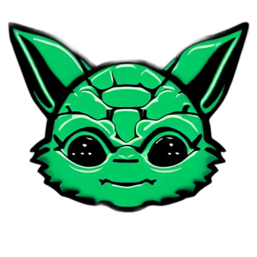 creature, mask, dragon, staff transparent PNG cut-out