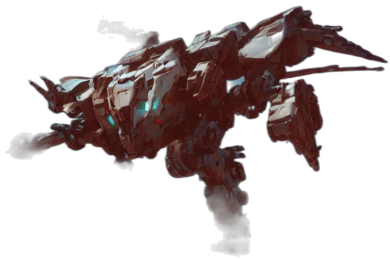 weapon, robot, dragon, creature transparent PNG cut-out