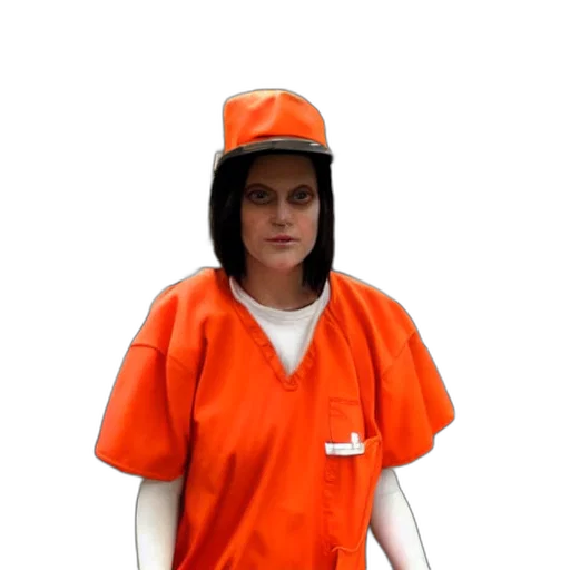 jacket, hat, dress, staff transparent PNG cut-out