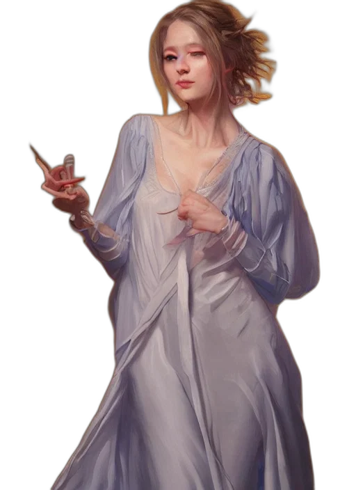 dress, staff, sword, face transparent PNG cut-out