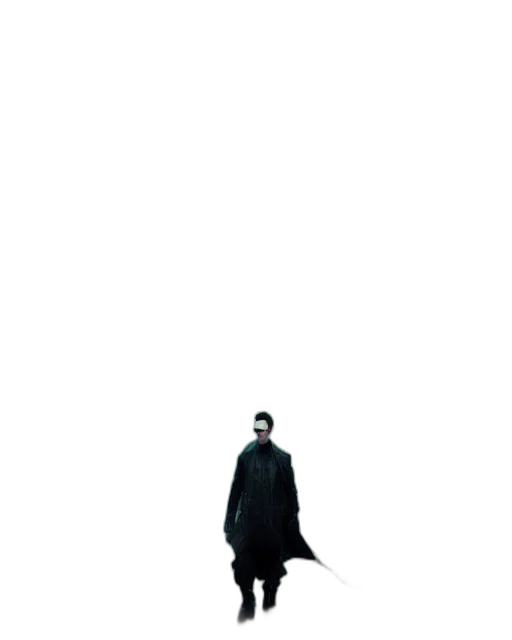 umbrella, jacket, creature, staff transparent PNG cut-out