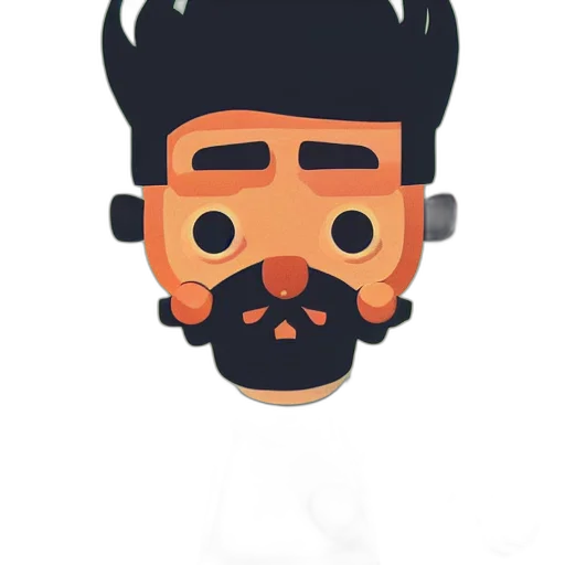 face, mask, staff, creature transparent PNG cut-out