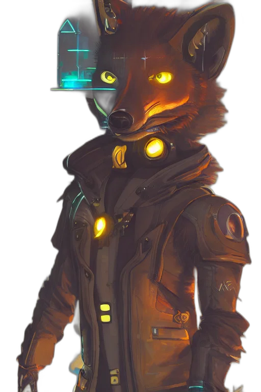 mask, staff, jacket, robot transparent PNG cut-out