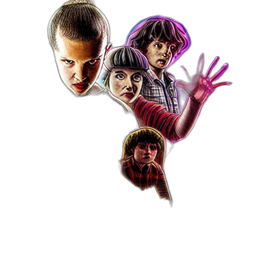 face, mask, comic book art, concept art transparent PNG cut-out