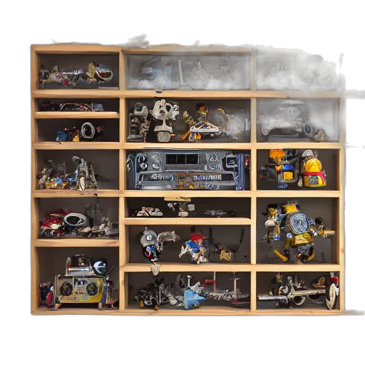 robot, furniture, concept art, fog transparent PNG cut-out