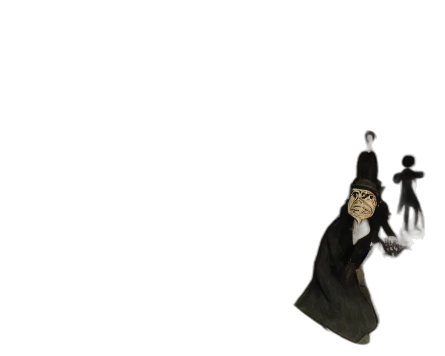 staff, umbrella, hat, mask transparent PNG cut-out