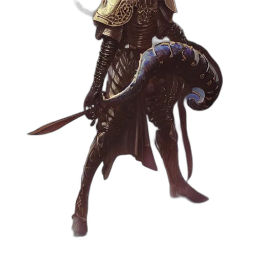 dragon, sword, staff, animal transparent PNG cut-out