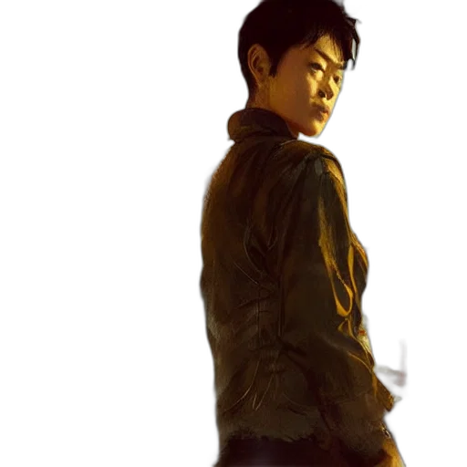 jacket, concept art, photorealistic, comic book art transparent PNG cut-out