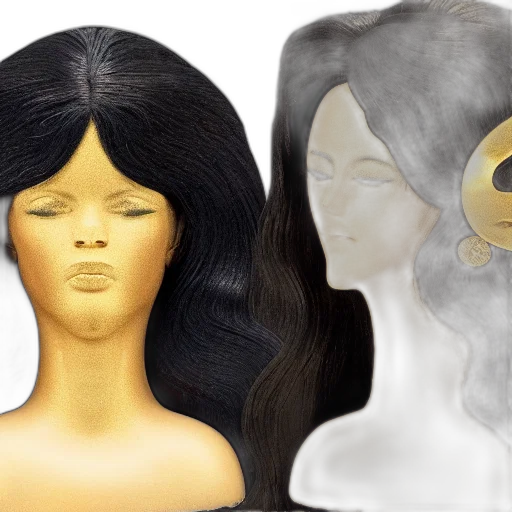 mask, hair, 3d render, concept art transparent PNG cut-out