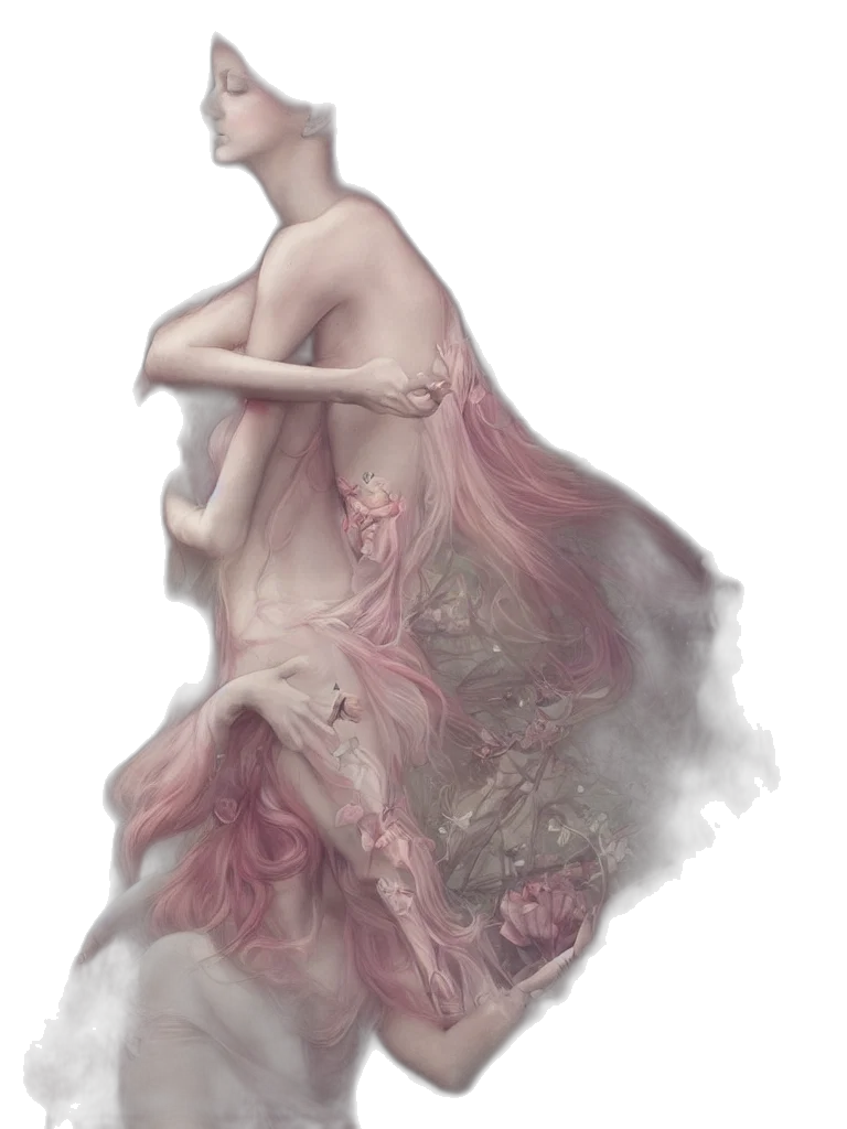 dress, creature, crown, concept art transparent PNG cut-out