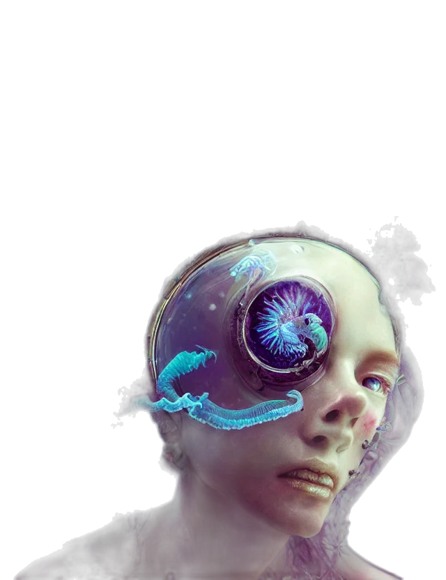 mask, face, robot, creature transparent PNG cut-out