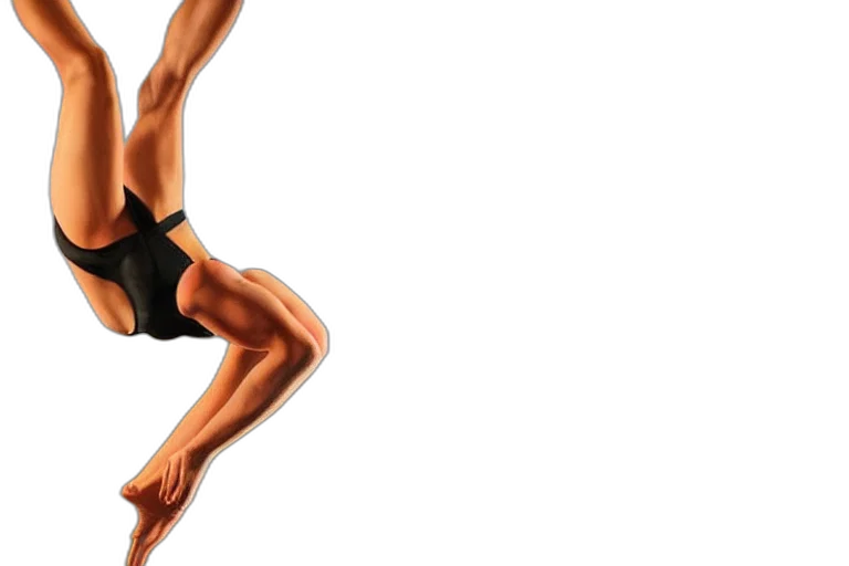 photorealistic, 3d render, concept art, gymnast transparent PNG cut-out