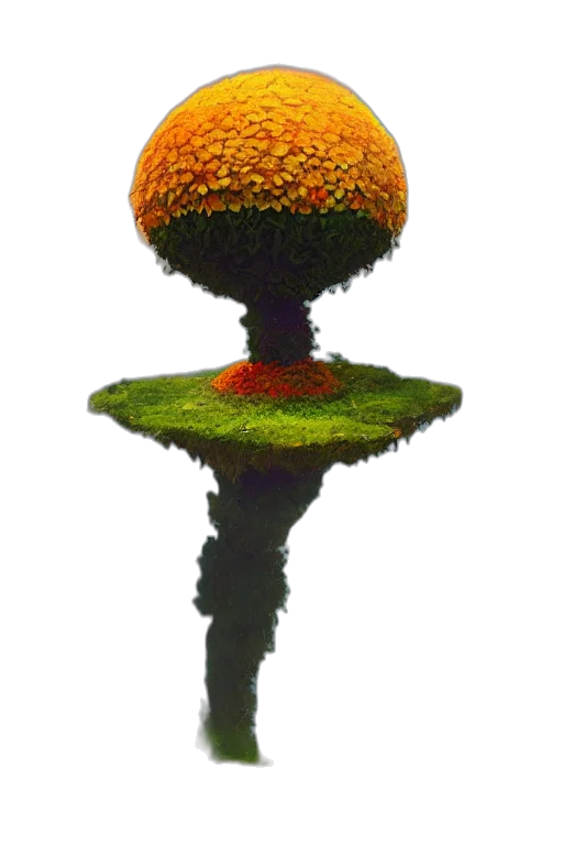 crown, tree, hat, flower transparent PNG cut-out