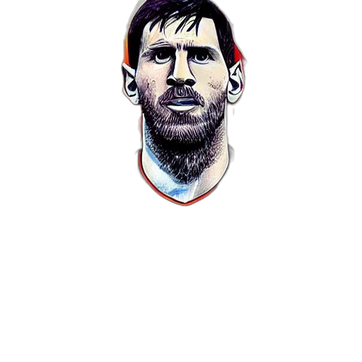 face, photorealistic, pixel art, cartoon transparent PNG cut-out