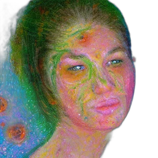 face, mask, creature, hair transparent PNG cut-out