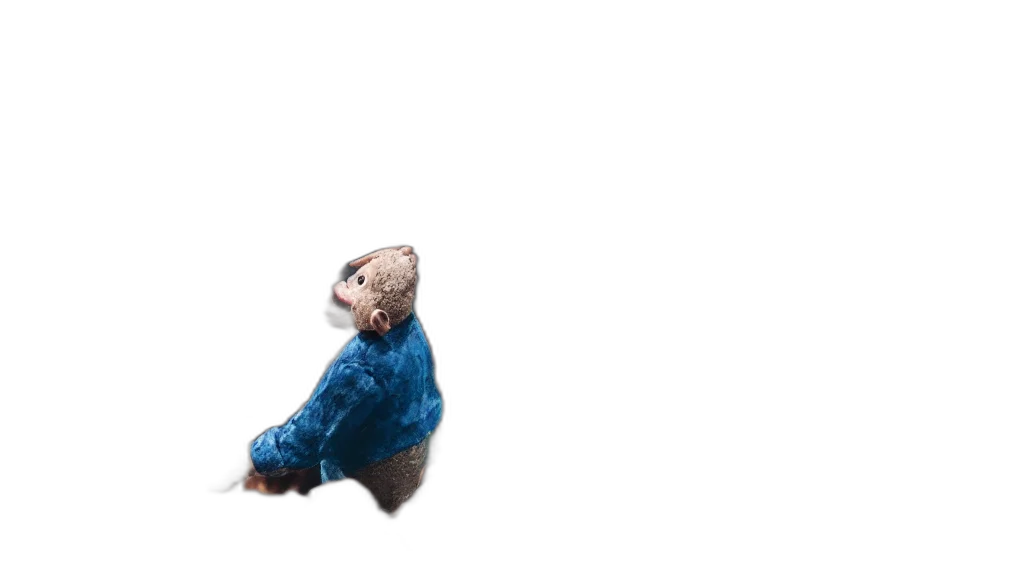 robot, jacket, mask, staff transparent PNG cut-out