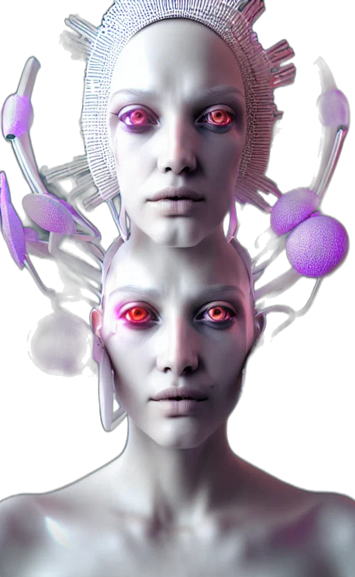 robot, mask, face, creature transparent PNG cut-out