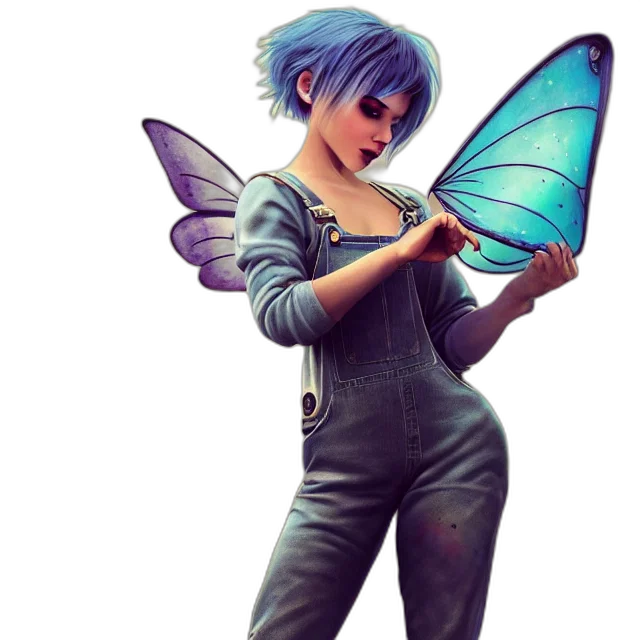 concept art, fantasy art, 3d render, pixel art transparent PNG cut-out
