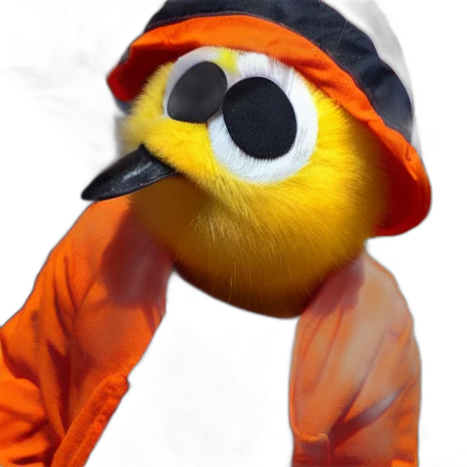 hat, jacket, staff, mask transparent PNG cut-out