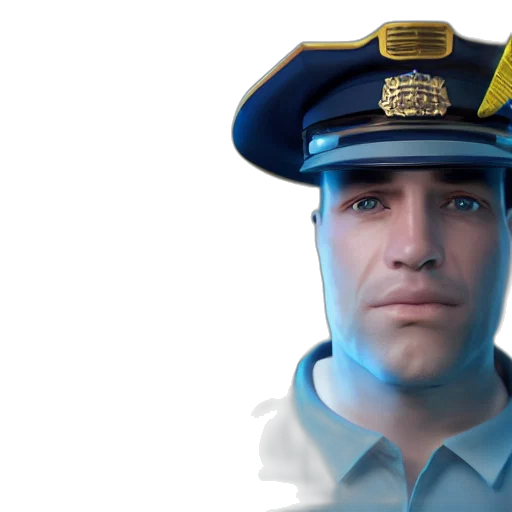 hat, face, staff, weapon transparent PNG cut-out