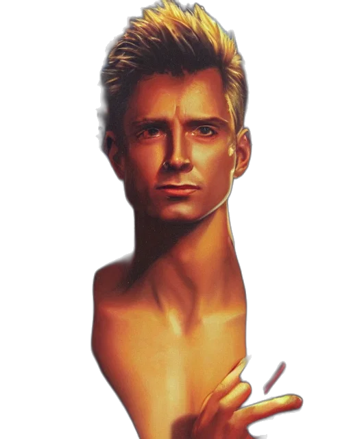 face, hair, robot, photorealistic transparent PNG cut-out