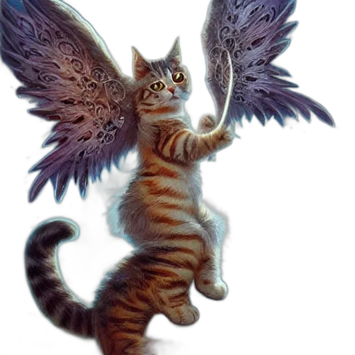 dragon, animal, staff, creature transparent PNG cut-out
