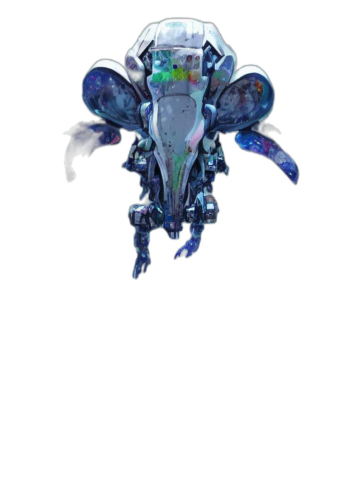 robot, dragon, animal, creature transparent PNG cut-out