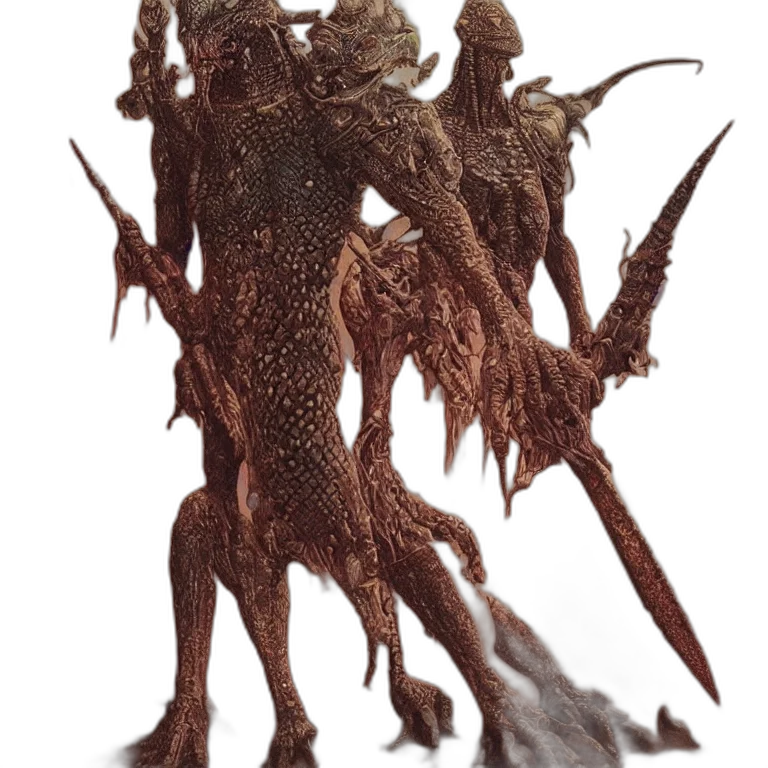 creature, dragon, staff, animal transparent PNG cut-out