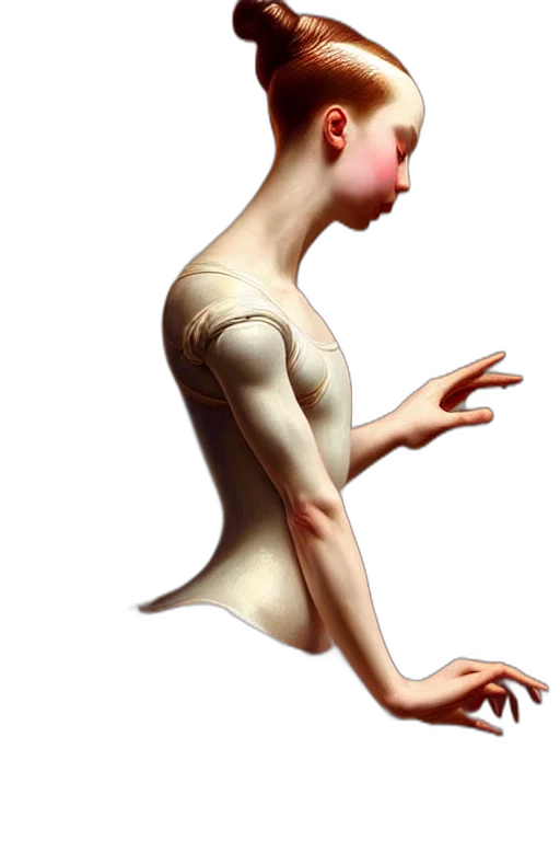 robot, dress, face, creature transparent PNG cut-out