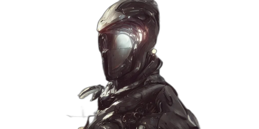 mask, robot, face, jacket transparent PNG cut-out