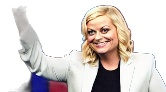 jacket, leslie, knope, show transparent PNG cut-out