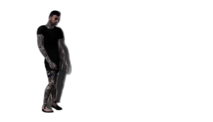 robot, shoes, staff, dress transparent PNG cut-out
